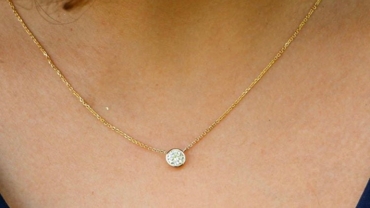 Why don't more necklaces have the pendant fixed into the chain (left) to  stop the clasp falling to the front of the chain? : r/jewelrymaking