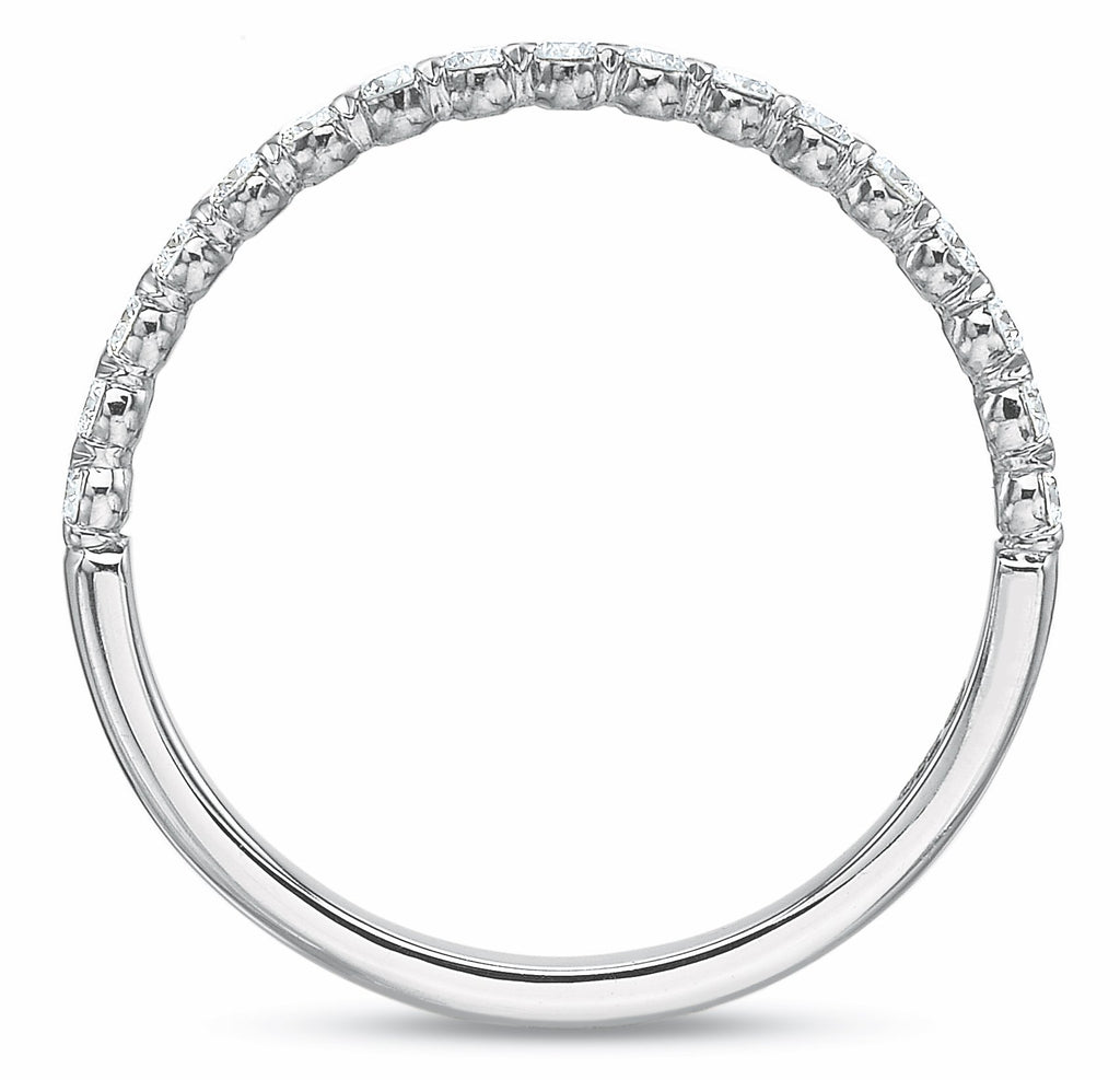 Halfway @cupcakering 2.0mm in 14k White Gold