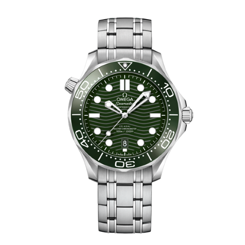 Seamaster Diver 300M Green Dial Steel 42mm Watch -210.30.42.20.10.001