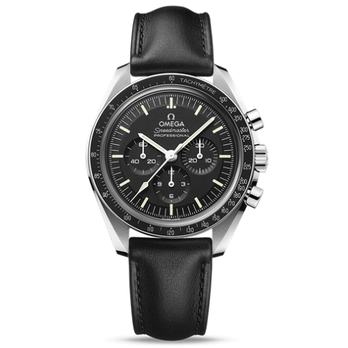 Speedmaster Moonwatch Sapphire Crystal Leather Strap 42mm Watch 310.32.42.50.01.002 Brent Miller