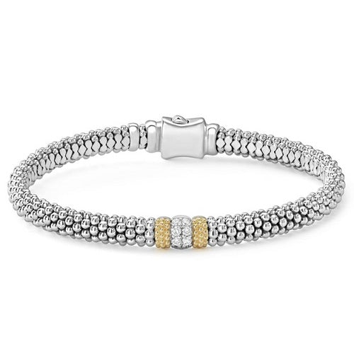 Single Station Diamond Caviar Bracelet -05-81265-DDM