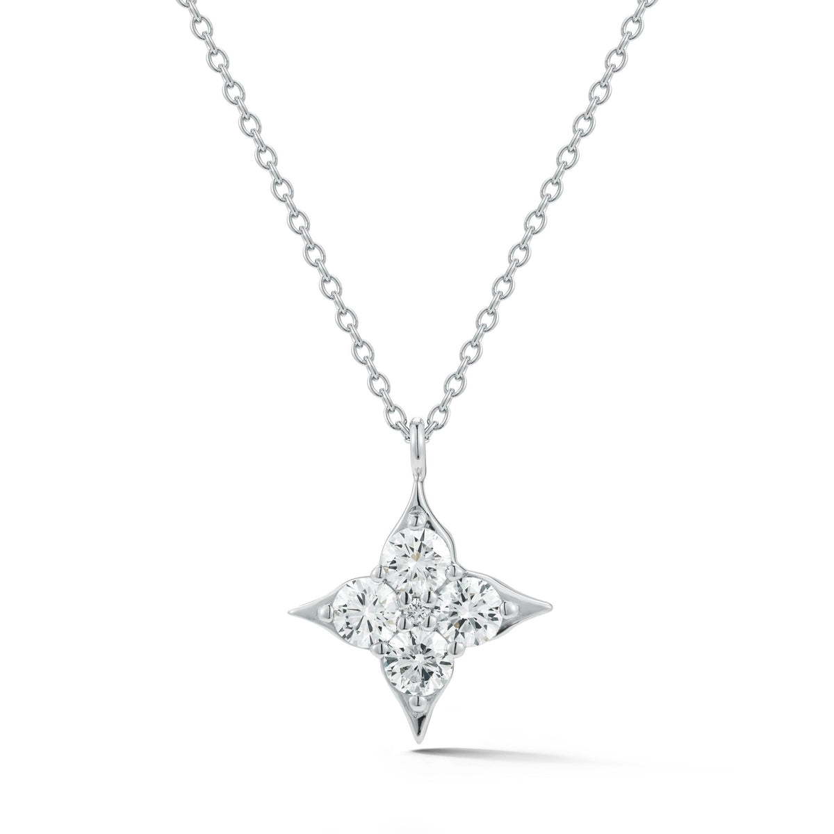 Signature Diamond Star Pendant Necklace -P0350 | Brent Miller