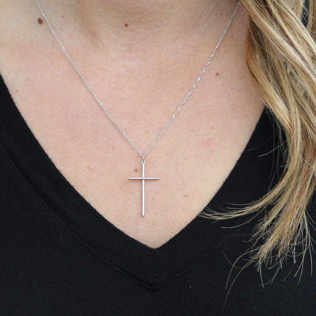 Large Cross Pendant Necklace -LCP Brent Miller Gold