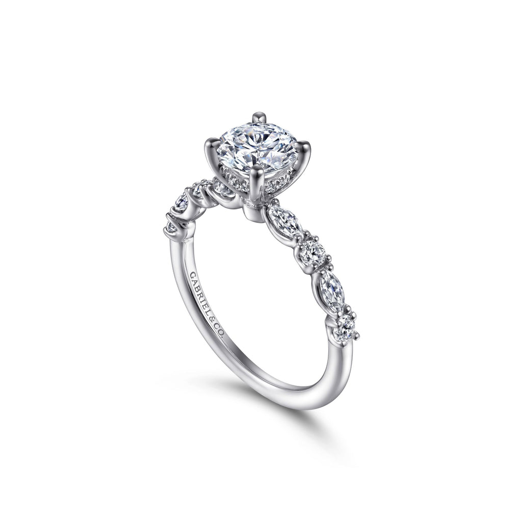Contemporary 'Juliet' Engagement Ring ER15607R4W44JJ.CSCZ