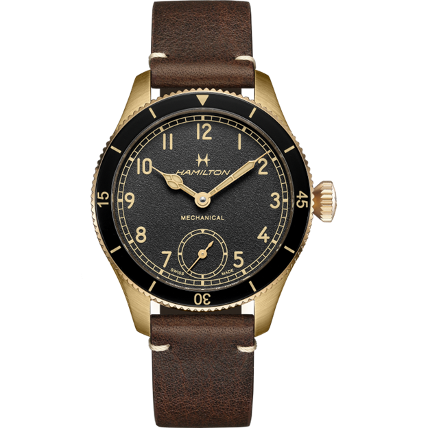 Khaki Aviation Pilot Pioneer Bronze Mechanical 43mm Watch - H76709530