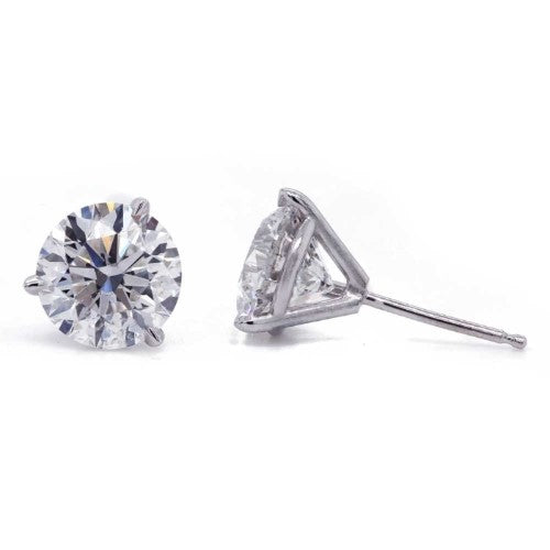 3-Prong Diamond Solitaire Stud Earrings .50 Carats -SESTD0100008W82000