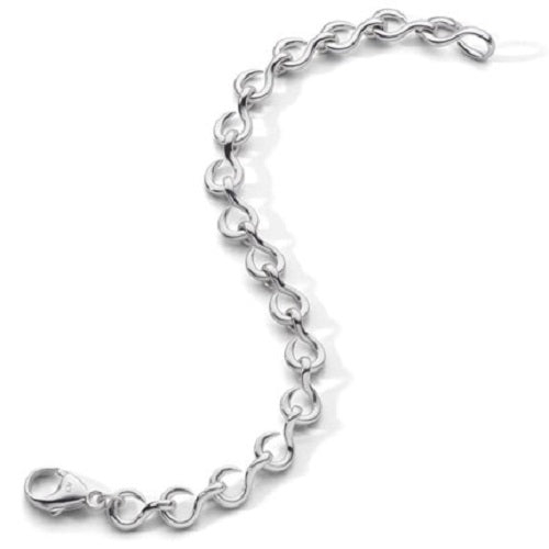 Silver Infinity Twist Bracelet - 42175-Sm