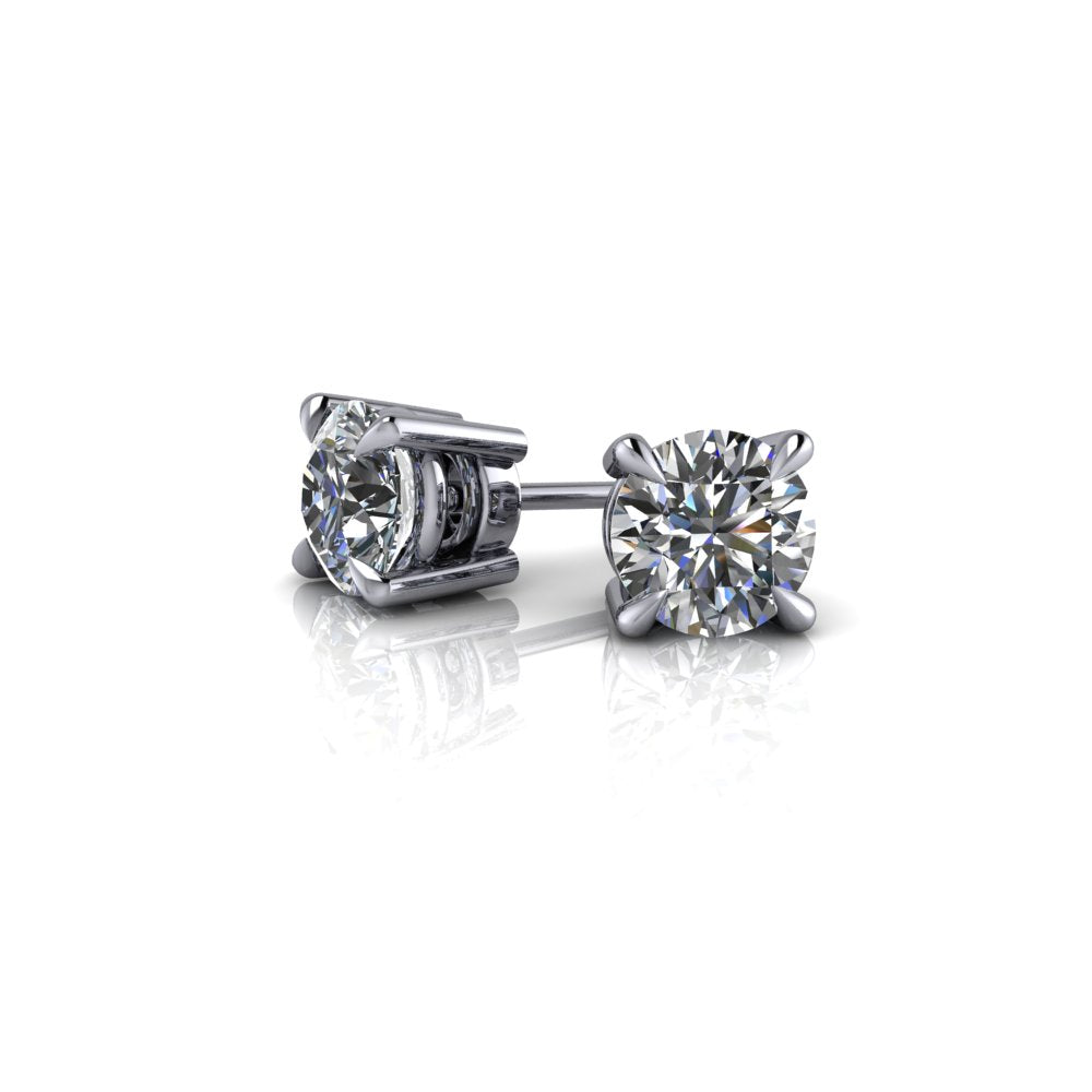 1.50 carat Diamond Stud Earrings -1.50DSTRW-H/VS2