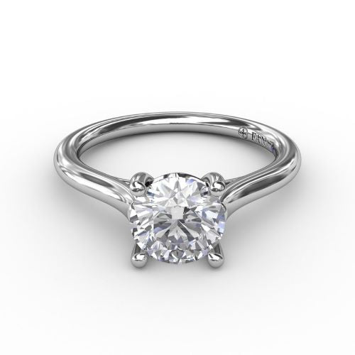 Classic Round Diamond Solitaire Engagement Ring S4014WG