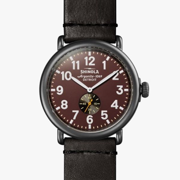 Runwell Watch 47mm w/ Rust Dial -S0120223883 Shinola