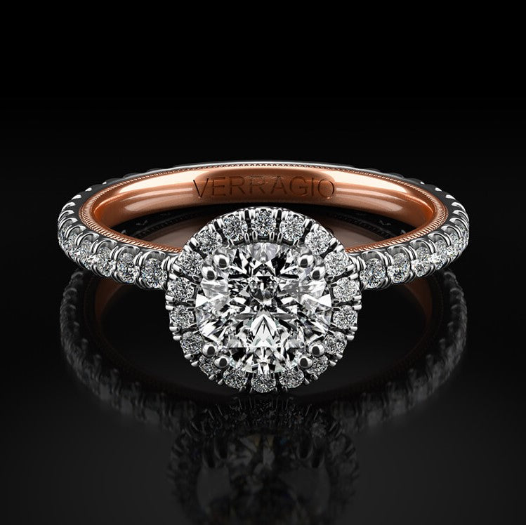 Tradition Two Tone Halo Engagement Ring -TR150HR-2T