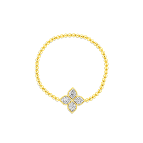 Diamond Princess Flower Petite Bracelet-7773046AJLBXP