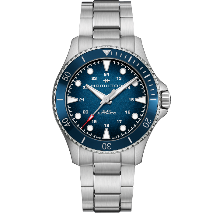 Khaki Navy Scuba Automatic 43mm with Blue Dial H82505140