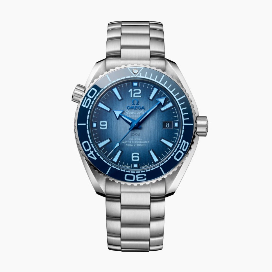 Seamaster Planet Ocean Steel Summer Blue 39.5mm Watch -215.30.40.20.03.002
