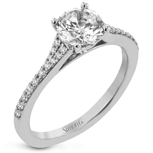 Split Shank Diamond Engagement Ring LR2507-RD