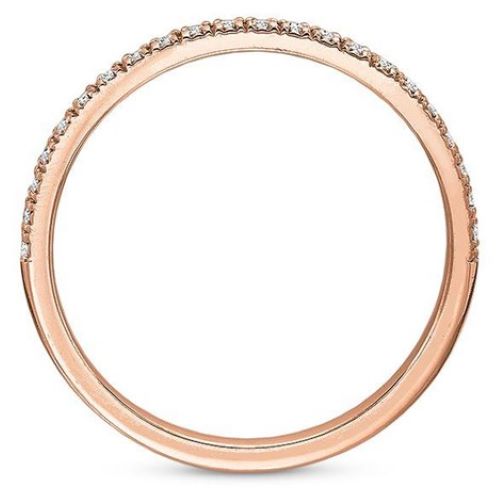 New Aire Wedding Band 6293 Rose Gold
