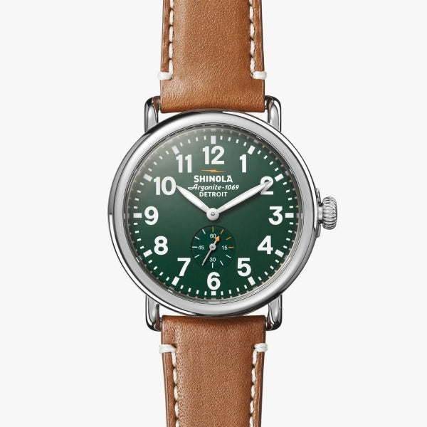 Runwell Watch 41 mm w/ Green Dial -S0110000026 Shinola