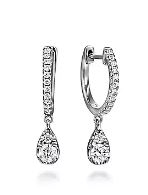 Lusso Diamond Drop Earrings -EG15069W45JJ