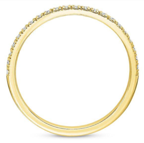New Aire Wedding Band 6293 Yellow Gold