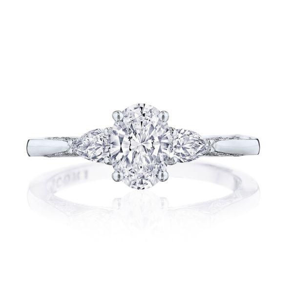 'Simply Tacori' Engagement Ring with Oval Center-2668 OV 7.5X5.5 W Tacori