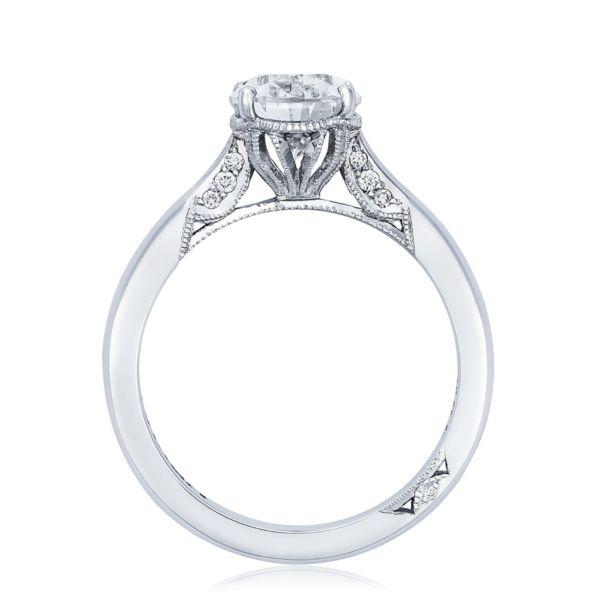 'Simply Tacori' Platinum Pear Shape Engagement Ring -2650 PS 10X7