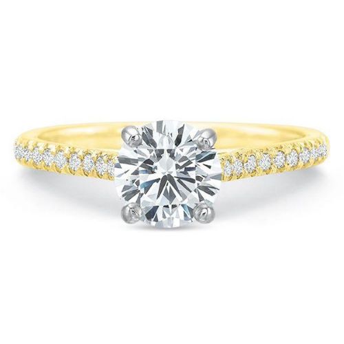 New Aire Engagement Ring 2032 Yellow Gold