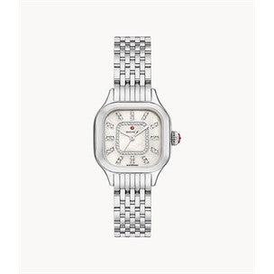 Meggie Stainless Steel Diamond Dial 29mm Watch -MWW33B000008