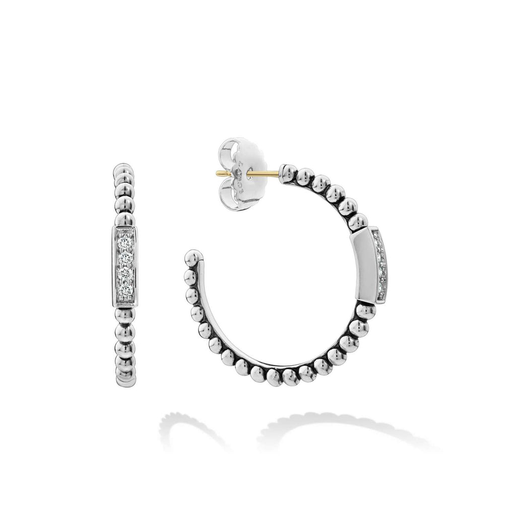 Caviar Spark Diamond Hoop Earrings -01-81651-DD