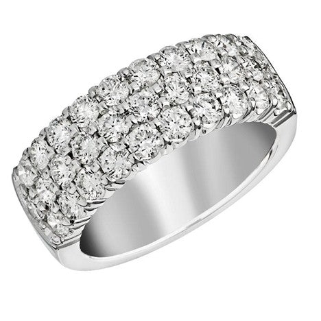 Three Row Celebration Ring - R01308