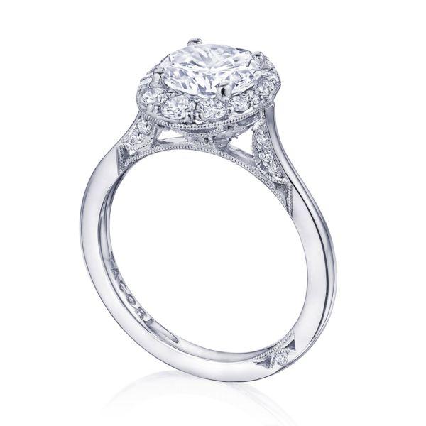 'Inflori' Oval Bloom Engagement Ring -HT 2575 RDOV 6 W