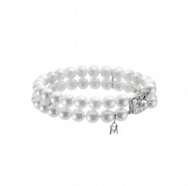Double Strand Akoya Pearl Bracelet -UD70107DW