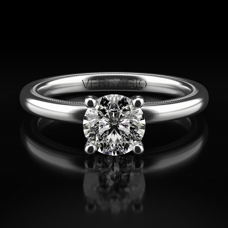 Tradition Classic Solitaire Engagement Ring -TR120R4-S