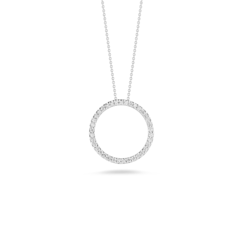 Tiny Treasure Small Circle Pendant Necklace -001259AWCHX0