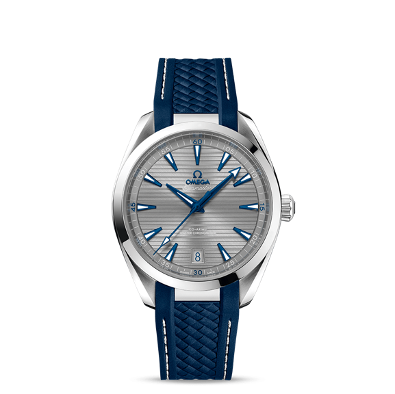 Seamaster Aqua Terra Grey Dial Rubber Strap 41mm Watch -220.12.41.21.06.001