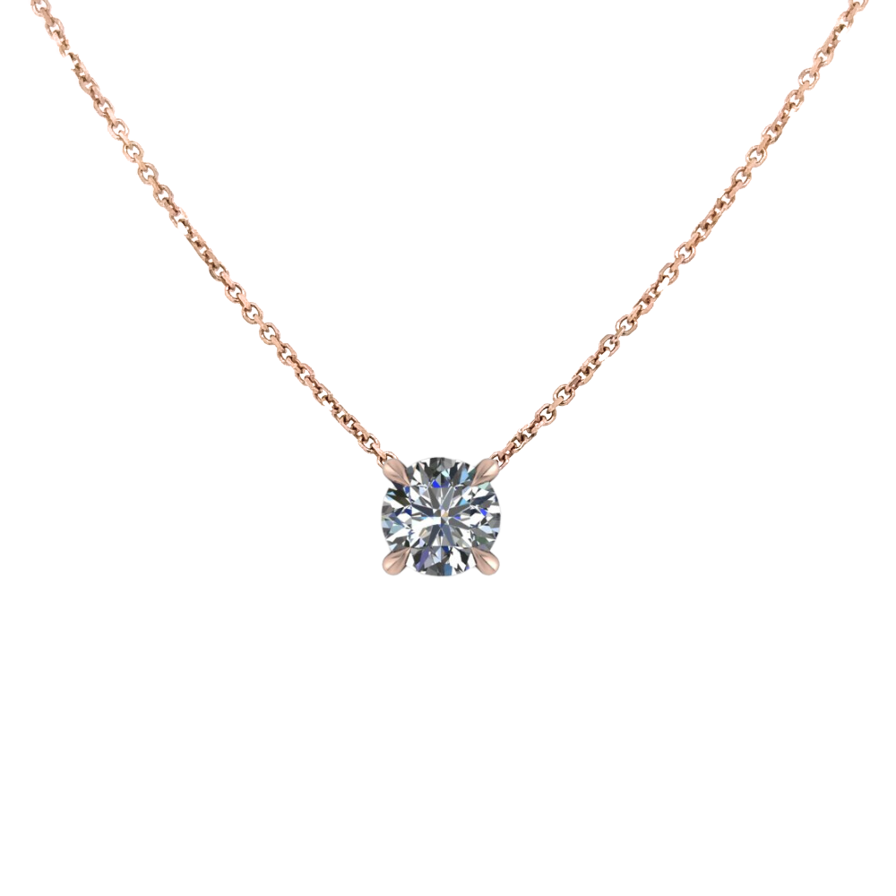0.91 carat Diamond Pendant Necklace - 0.91DPRR - I/VS1