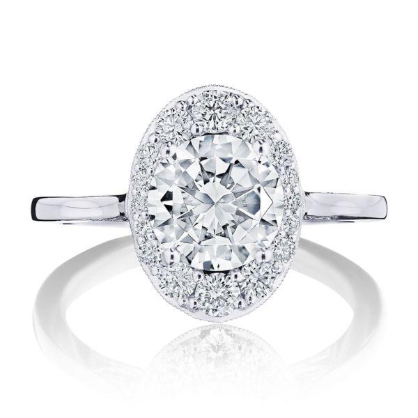 'Inflori' Oval Bloom Engagement Ring -HT 2575 RDOV 6 W