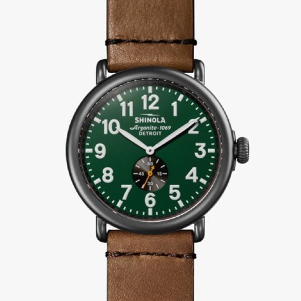 Runwell Watch 47mm w/ Green Dial -S0120223881 Shinola