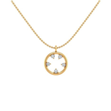 Open Circle Pendant - V-P0475