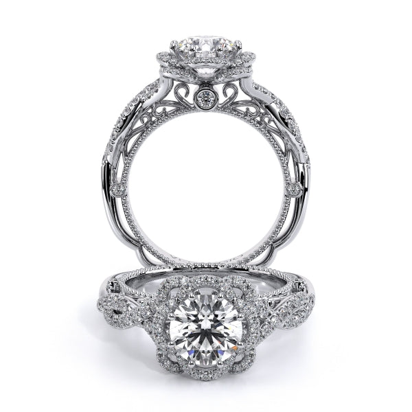 Venetian Floret Halo Engagement Ring -AFN-5051R-4-GL