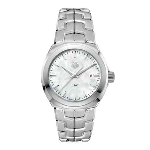 Link Lady Quartz with White Mother of Pearl Dial WBC1310.BA0600 TAG HEUER
