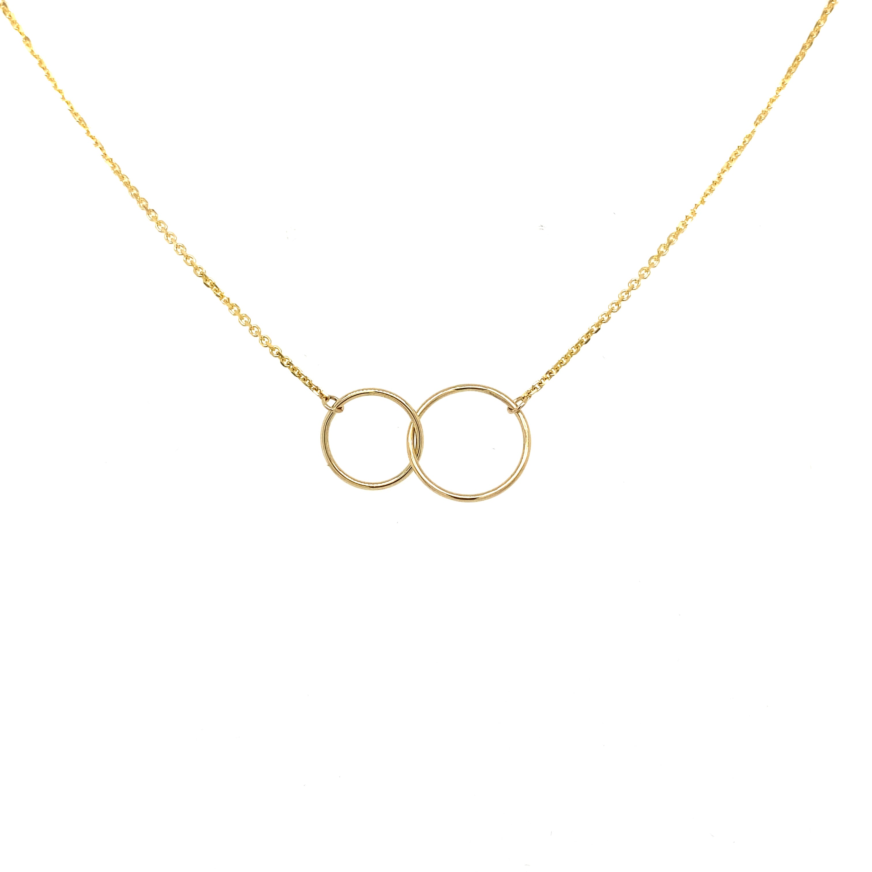 Mini Interlocking Circles Necklace - MICN