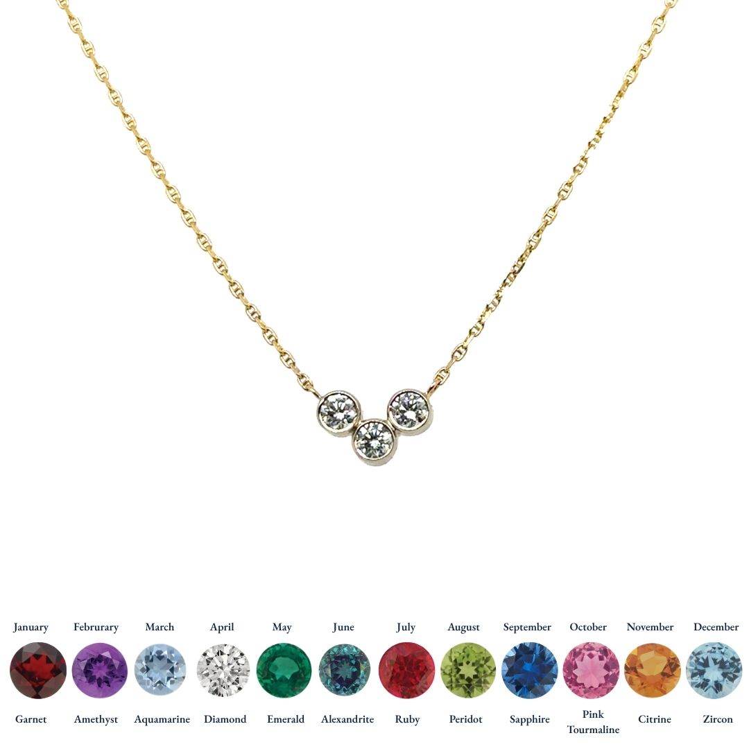 Embrace Bezel Necklace