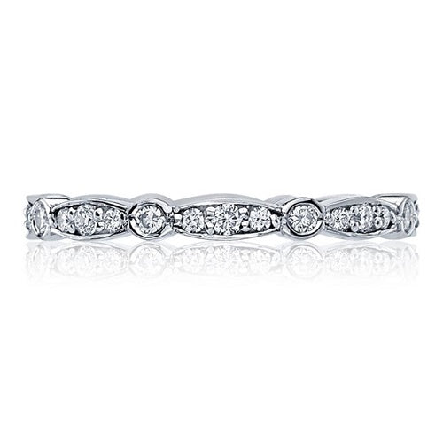 Sculpted Crescent Marquise and Round Design Band 47-2 ET W Tacori