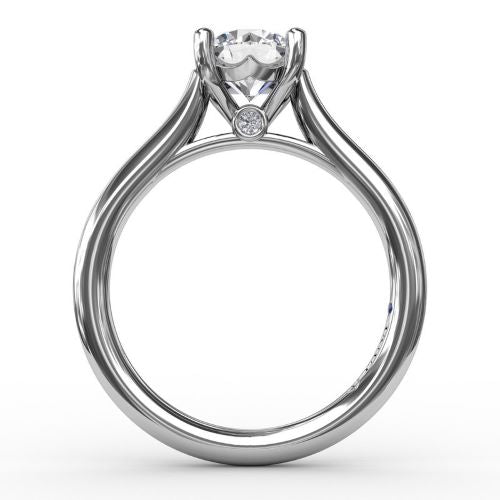 Classic Round Diamond Solitaire Engagement Ring S4014WG