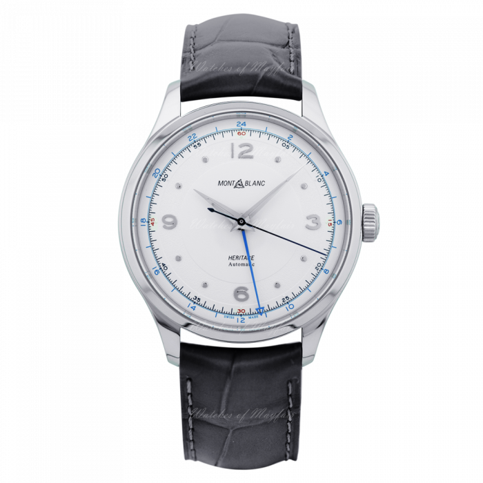 Heritage GMT 40mm Watch with Silver Dial MB-119948