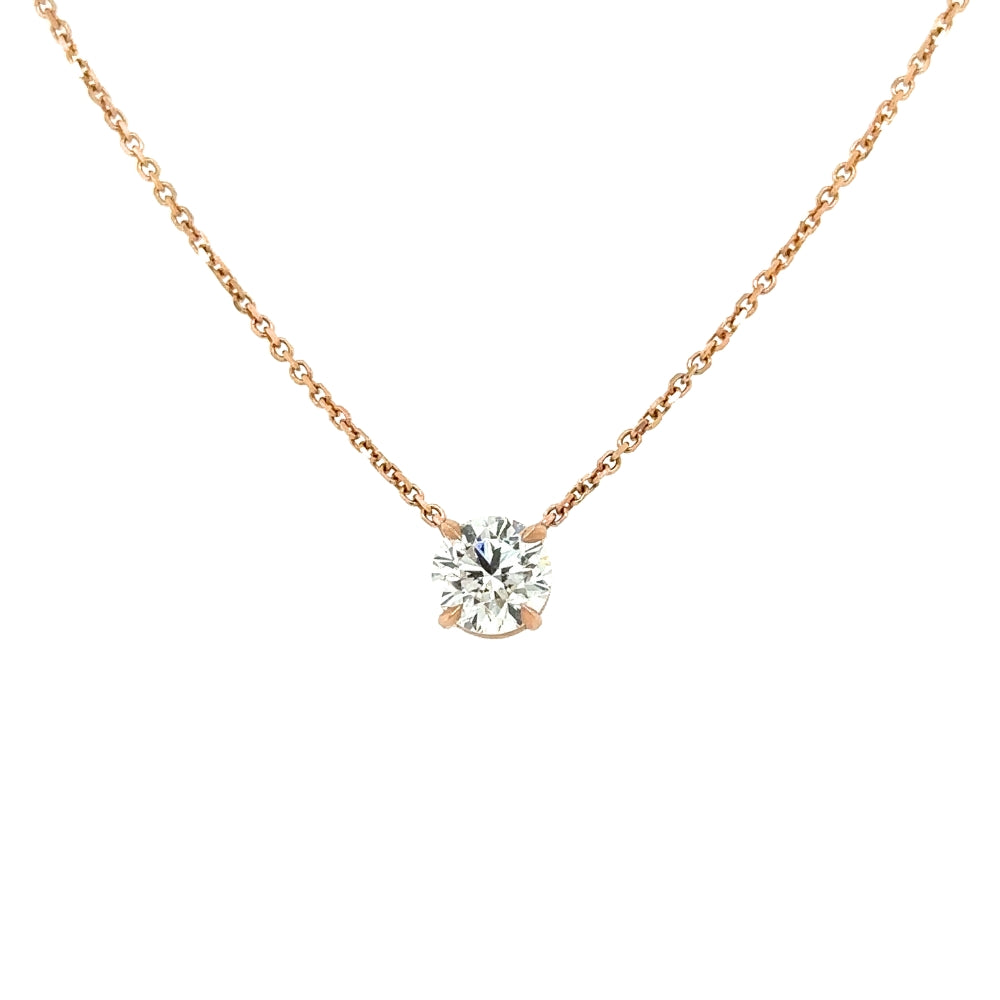 0.91 carat Diamond Pendant Necklace - 0.91DPRR - I/VS1