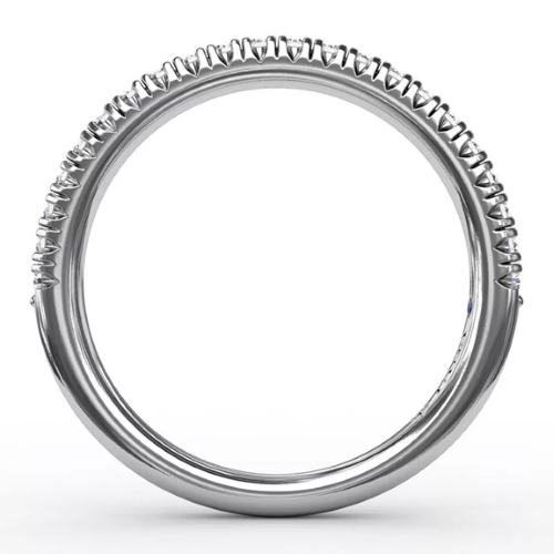 Delicate Modern Pave Anniversary Band W6110