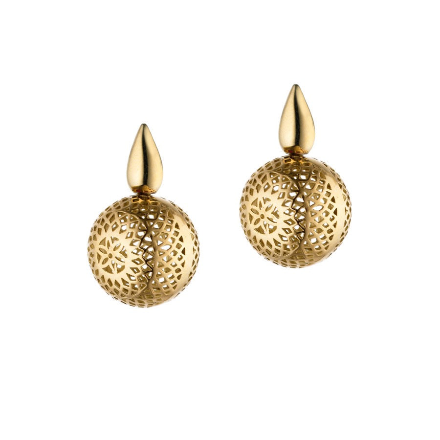Crownwork® Ball Earrings on Posts -RGE-174
