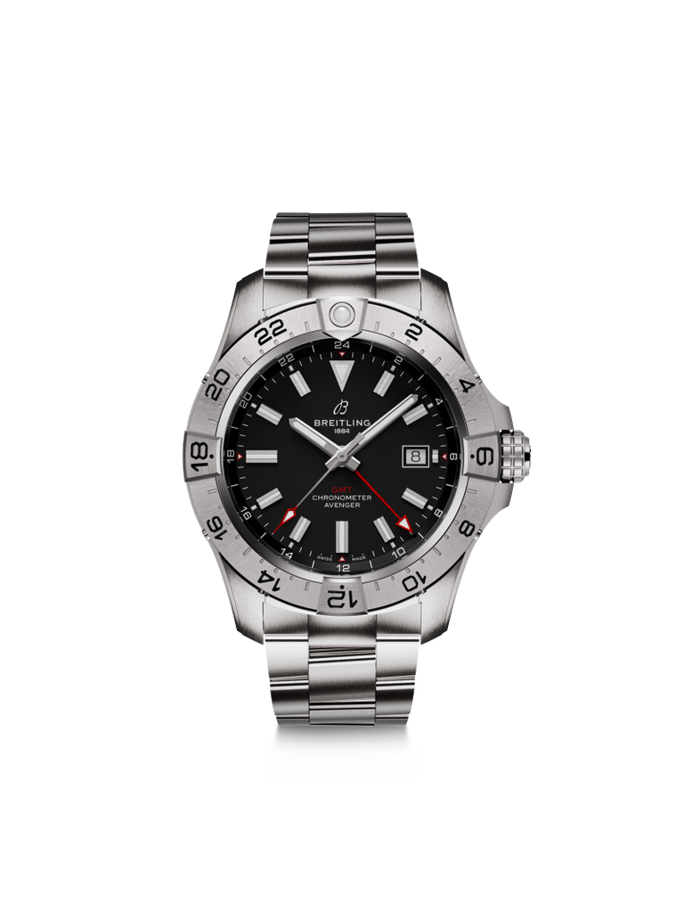 Avenger Automatic GMT 44mm Black Dial Watch A32320101B1A1