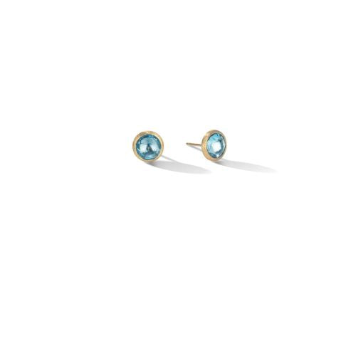 Jaipur Blue Topaz Stud Earrings -OB957 TP01 Y